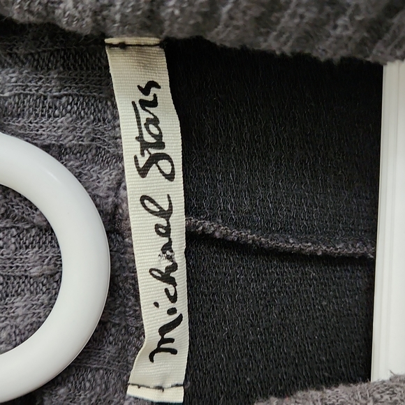 Michael Stars Cowl Neck Grey Sweater One Size - Picture 4 of 9